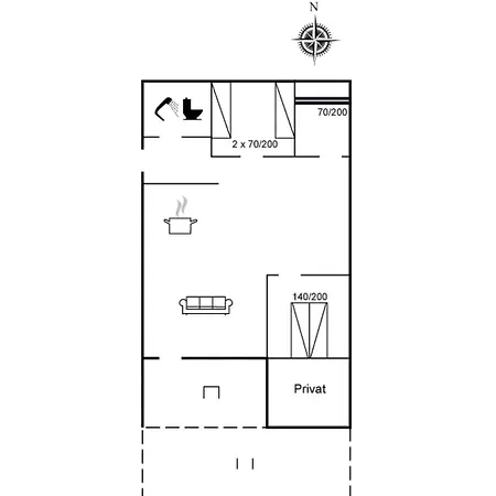 Hébergement de vacances Ismo - 30km From The Sea By Interhome